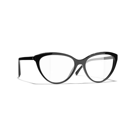 Eyeglasses: Cat Eye Eyeglasses, acetate Black — Fashion.